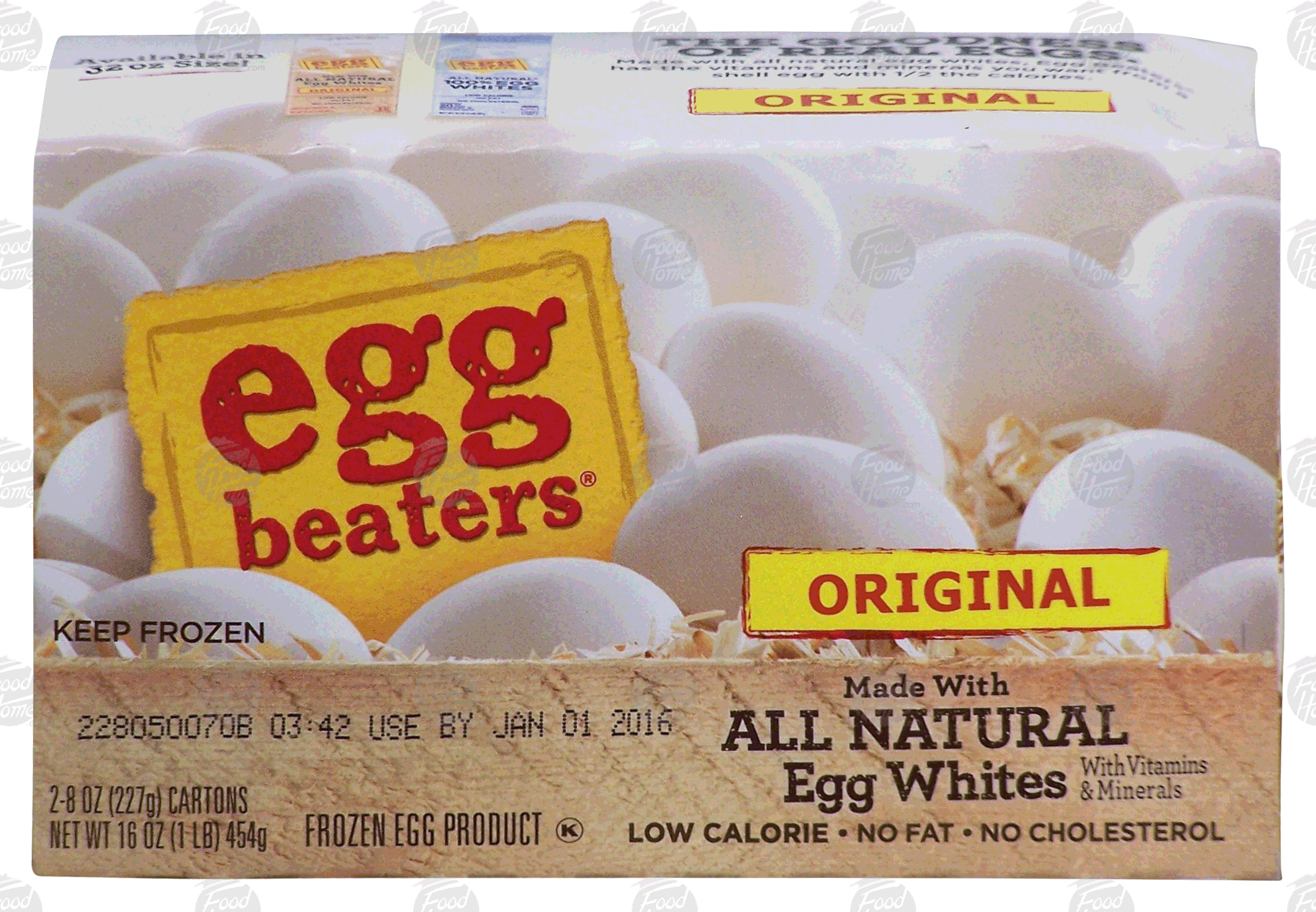 Egg Beaters&nbsp;Egg Product&nbsp;Frozen Fat Free 2-8 Oz Pour Spouts   Full-Size Picture